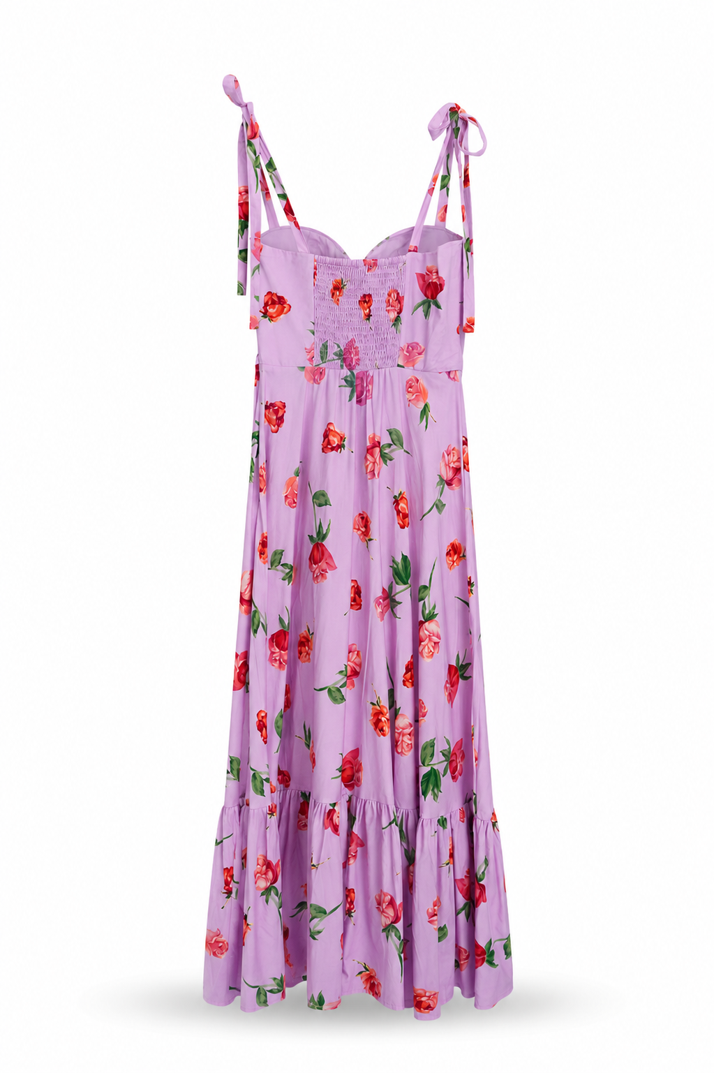 Vestido midi floral