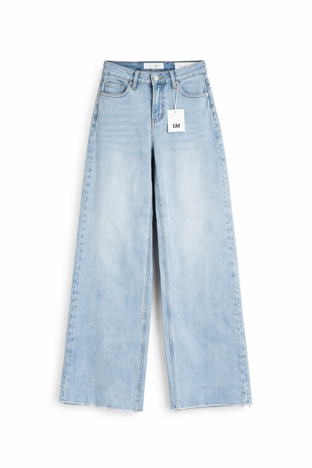 Jean wide leg azul claro