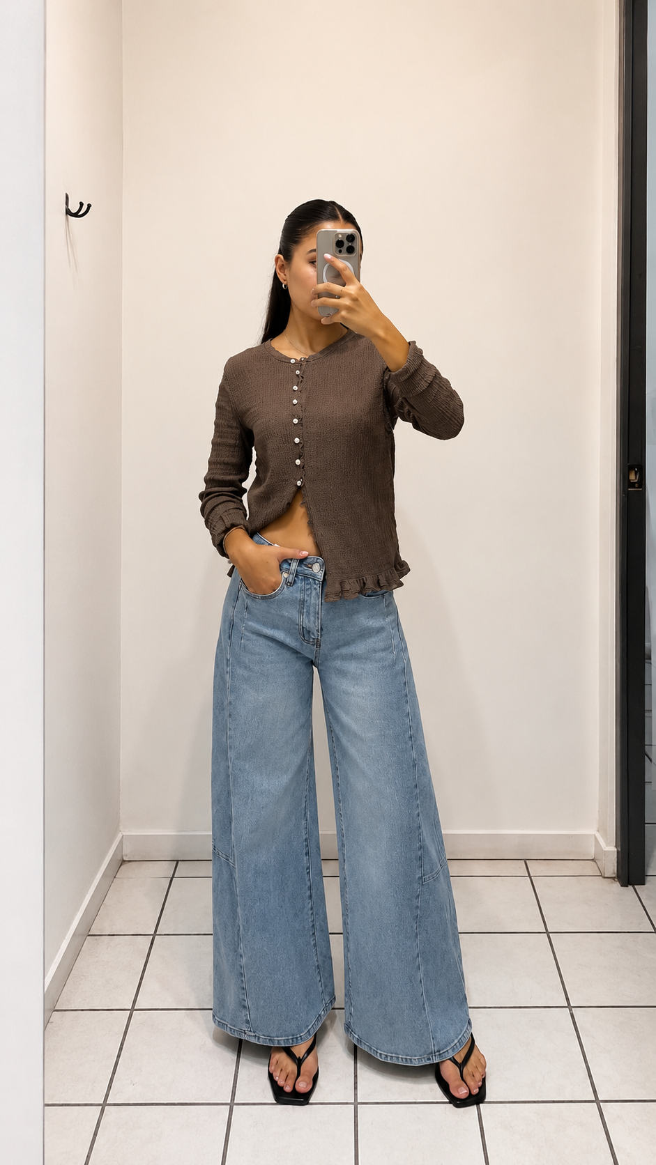Cardigan texturizado