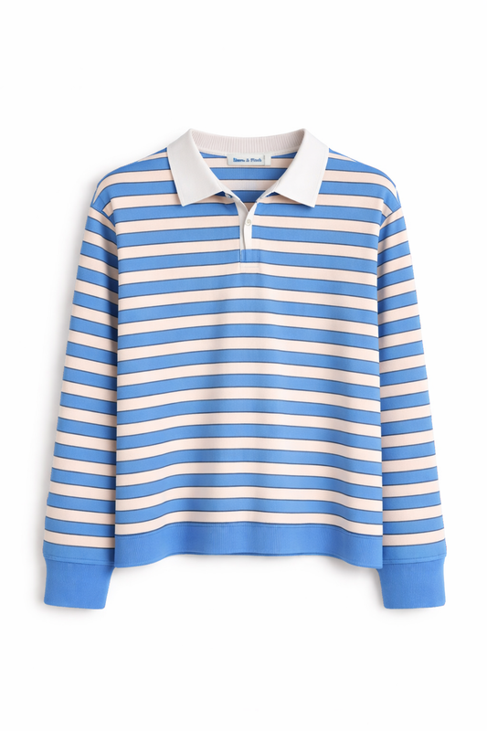 Suéter Rayado Polo Azul