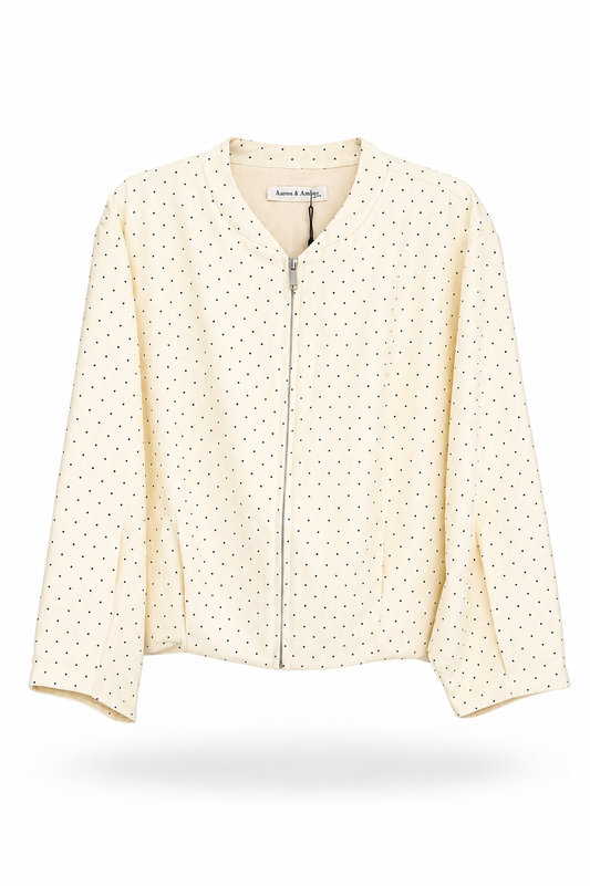 Chaqueta ligera de lunares