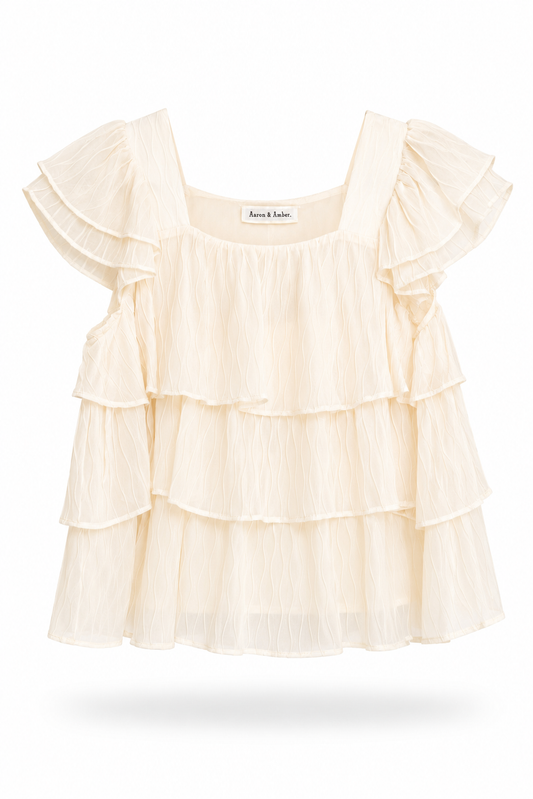 Blusa con olanes